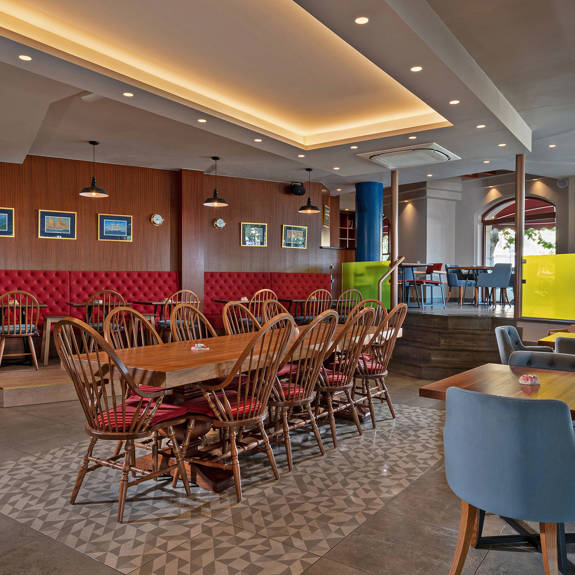 The Navy Blend bar interior